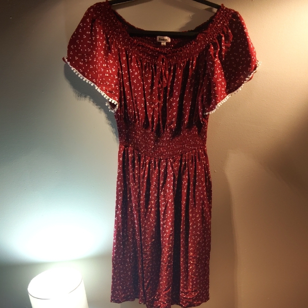 Kindred Bravely Red Polka Dot Sundress